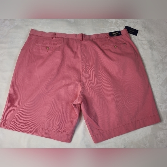 Polo Ralph Lauren Mens Pink Cotton Shorts. Size 52B Big & Tall - Picture 8 of 9
